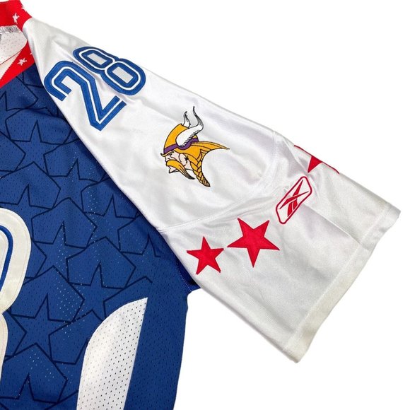 NFL Minnesota Vikings Adrian Peterson Reebok 2009 Pro Bowl Stitched Jersey-Sz 54 - Picture 4 of 12